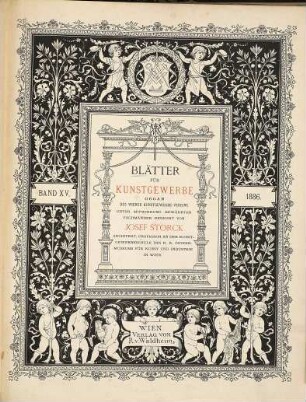 Blätter für Kunstgewerbe. 15. 1886