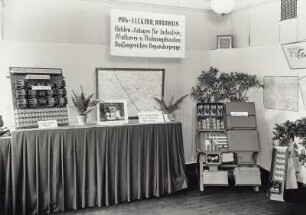Stand der PGH Elektro Roßwein (Elektroanlagen für Industrie, Molkerei- und Wohnungsbauten)