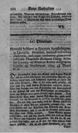 Instituta et excerpta apophthegmata Laconica.