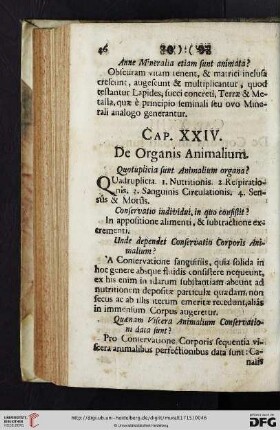 Cap. XXIV. De Organis Animalium