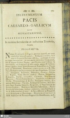 Instrumentum Pacis Caesareo-Gallicum Sive Monasteriense