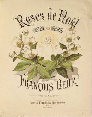 Roses de noël : valse pour piano