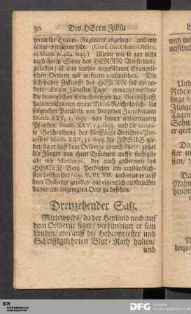 Dreyzehender Satz.