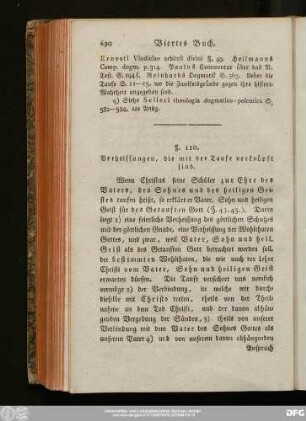 §. 110. Verheissungen, die mit der Taufe verknüpft sind.