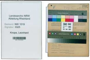 Entnazifizierung Leonhard Knops , geb. 06.07.1907 ()