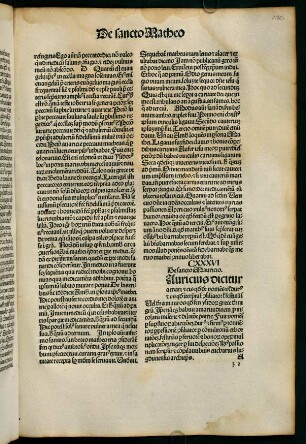 CXXXVI. De sancto Mauricio - CXL. De santo Michaele