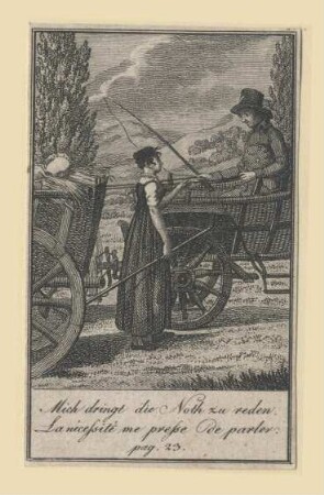 Hermann und Dorothea am Brunnen