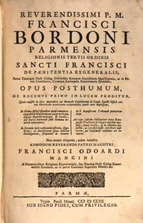 Opus posthumum