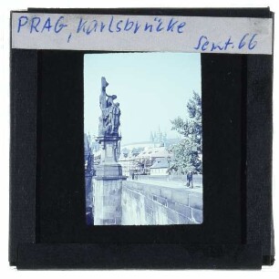 Prag, Karlsbrücke : Hl. Luitgard