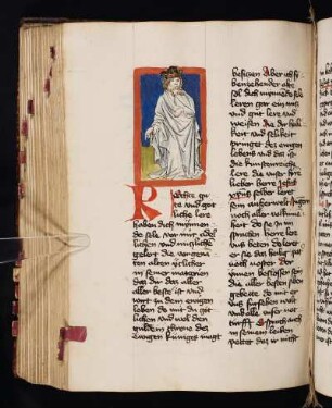 Deckfarbenminiatur: Der siebzehnte Weise