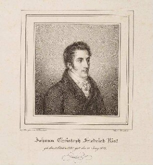 Bildnis von Johann Christoph Friedrich Rist (1780-1822)