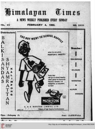 No. XXIII (04 February 1962)