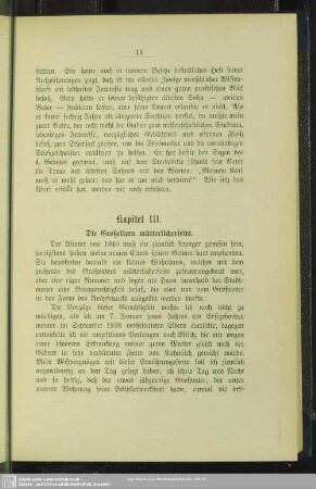 Kapitel III. Die Großeltern mütterlicherseits