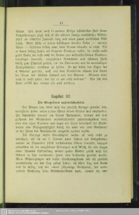 Kapitel III. Die Großeltern mütterlicherseits