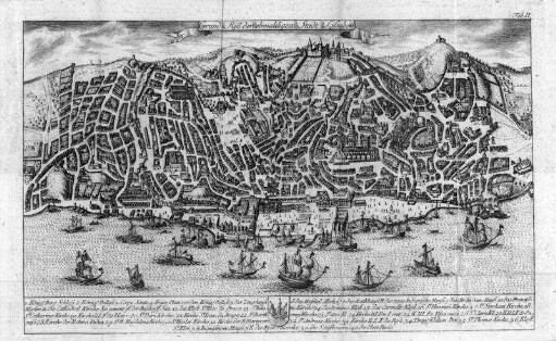 Tab. II. Grund-Riß der ehmahligen Stadt Lissabon