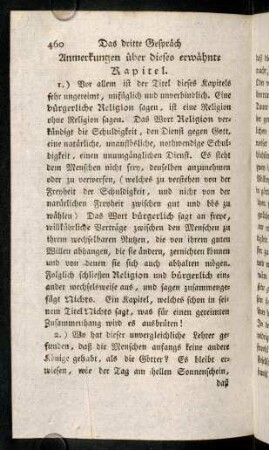 460-496, Anmerkungen über dieses erwähnte Kapitel.