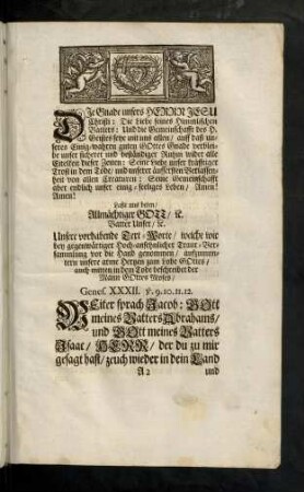 3-42, Christliche Leich-Predigt