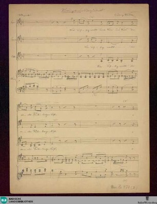 Frühlingslied - Mus. Hs. 1173 (B) : V (3), pf; A
