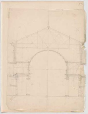 Thiersch, Friedrich von; Wiesbaden; Kurhaus - Schnitt