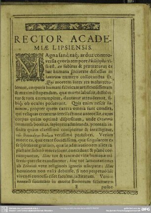 Rector Academiae Lipsiensis