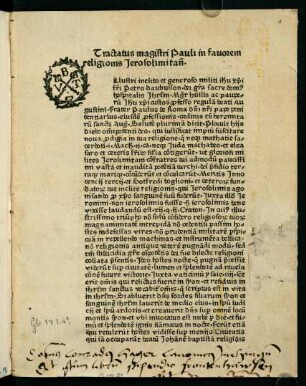 1r-12v, Tractatus in favorem religionis Hierosolimitanae