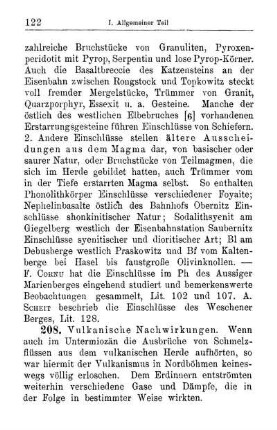 Vulkanische Nachwirkungen.