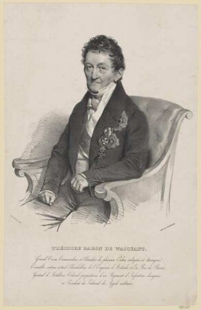 Bildnis des Théodore Baron de Wacquant