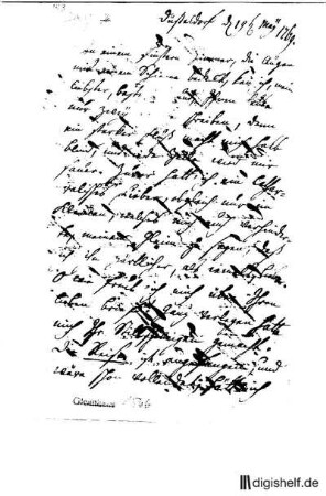 143: Brief von Johann Georg Jacobi an Johann Wilhelm Ludwig Gleim