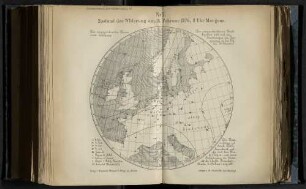No V. Zustand der Witterung am 18. Februar 1876, 8 Uhr Morgens