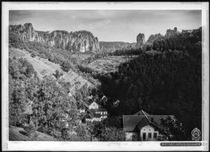 Sächsische Schweiz, Rathen mit Talwächter