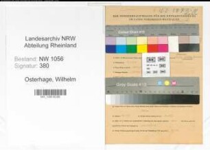 Entnazifizierung Wilhelm Osterhage , geb. 04.09.1904 (Lehrer)
