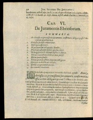 Cap. VI. De Iuramentis Ebriosorum.