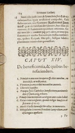 Caput XIV. De beneficentia, & quibus benefaciendum.
