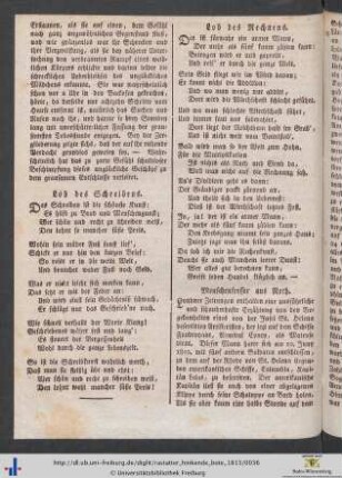 Lob des Schreibens.
