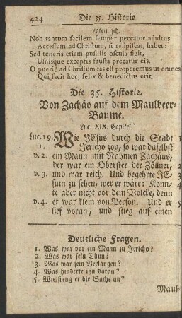 Die 35. Historie.