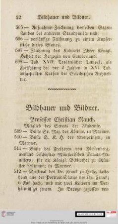 Bildhauer und Bildner