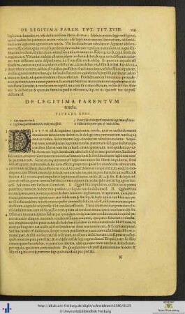 Titulus XVIII. De Legitima Parentum tutela.