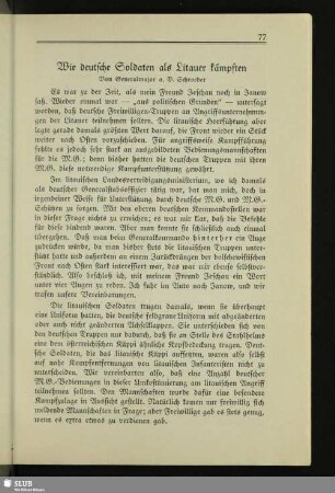Wie deutsche Soldaten als Litauer kämpfen