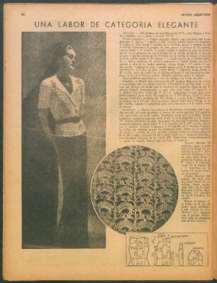 Una labor de categoría elegante