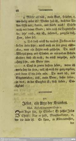 50. Jesu, ein Arzt der Kranken