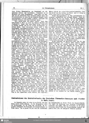 Einbruchkasse des Zentralverbandes der Deutschen Uhrmacher-Innungen und -Vereine in Halle (Saale)