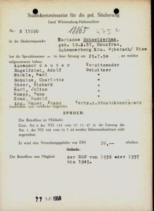 Schneiderhan, Marianne