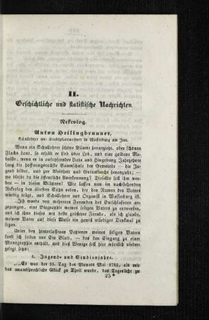 Anton Heilingbrunner : Schullehrer und Stadtpfarrmeßner in Wasserburg am Inn ; [Nekrolog]