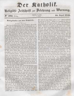 473-475 Reifegedanken aus dem Eichsfelde : Erster Brief