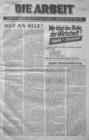 Nummer 2/ 3: Januar/ Februar 1953
