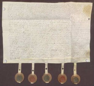Instrumentum cautionis des Franz Arnold Raitz von Frentz.
