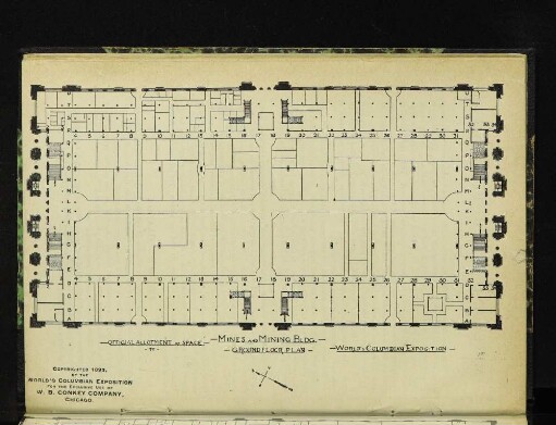 Mines and mining bldg. Ground floor plan