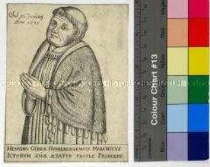 Porträt des katholischen Theologen und Rechtsgelehrten Henning Göde (auch: Göden)