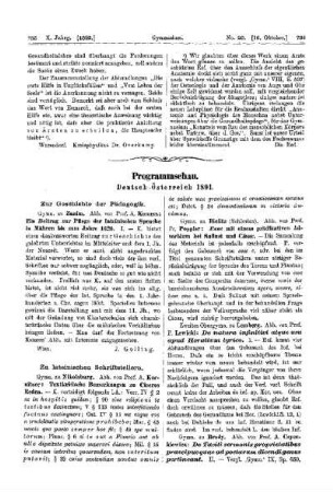 Programmschau : Deutsch-Österreich 1891