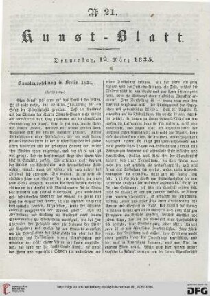 Nr. 21-30 (12. März – 14. April 1835)